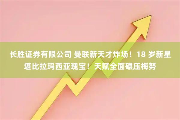 长胜证券有限公司 曼联新天才炸场！18 岁新星堪比拉玛西亚瑰宝！天赋全面碾压梅努